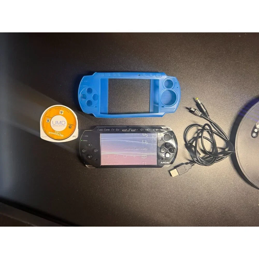 Sony PSP-3001 Bundle w/ New Battery, Sony 1GB Memory Stick, Charger & Game